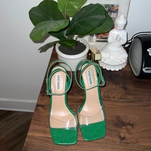 Green Steve Madden Heels